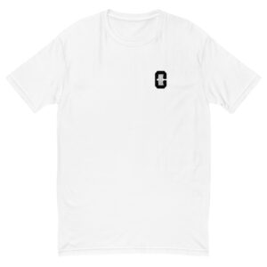 White Short Sleeve "Block C" Conaty Strength Print T-shirt
