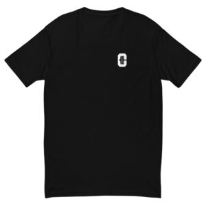 Black Short Sleeve "Block C" Conaty Strength Print T-shirt