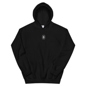 Conaty Strength "Block C" Outlined Black Logo Hoodie